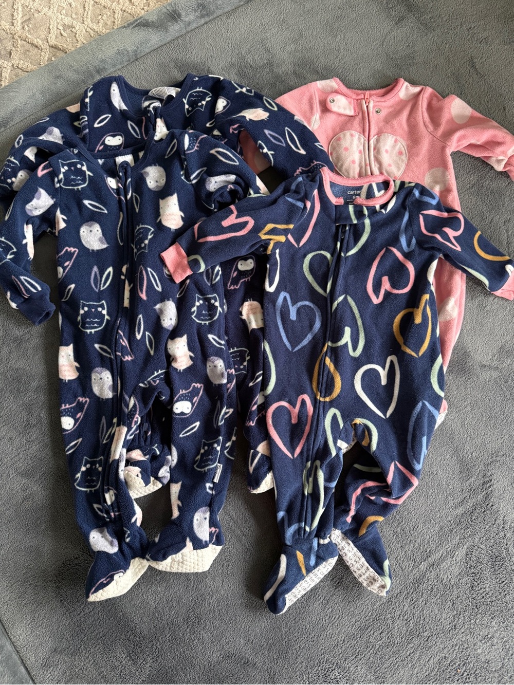 Footed Sleepers x 4